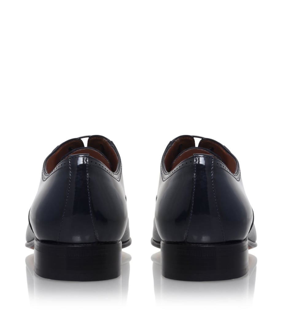 Crocodile Leather Oxford Shoes NAVY Image 2