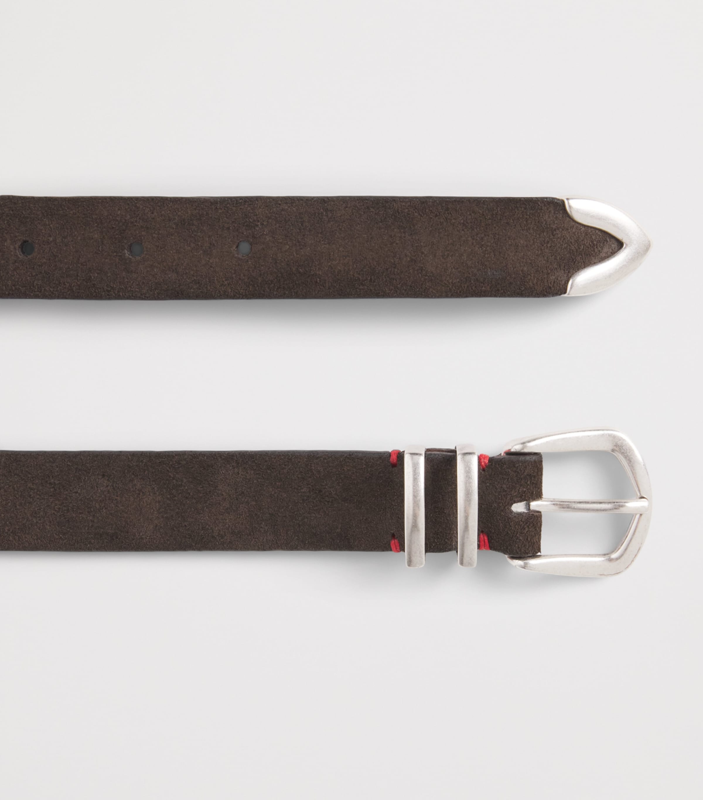 Eleventy Suede Belt Moro Image 3