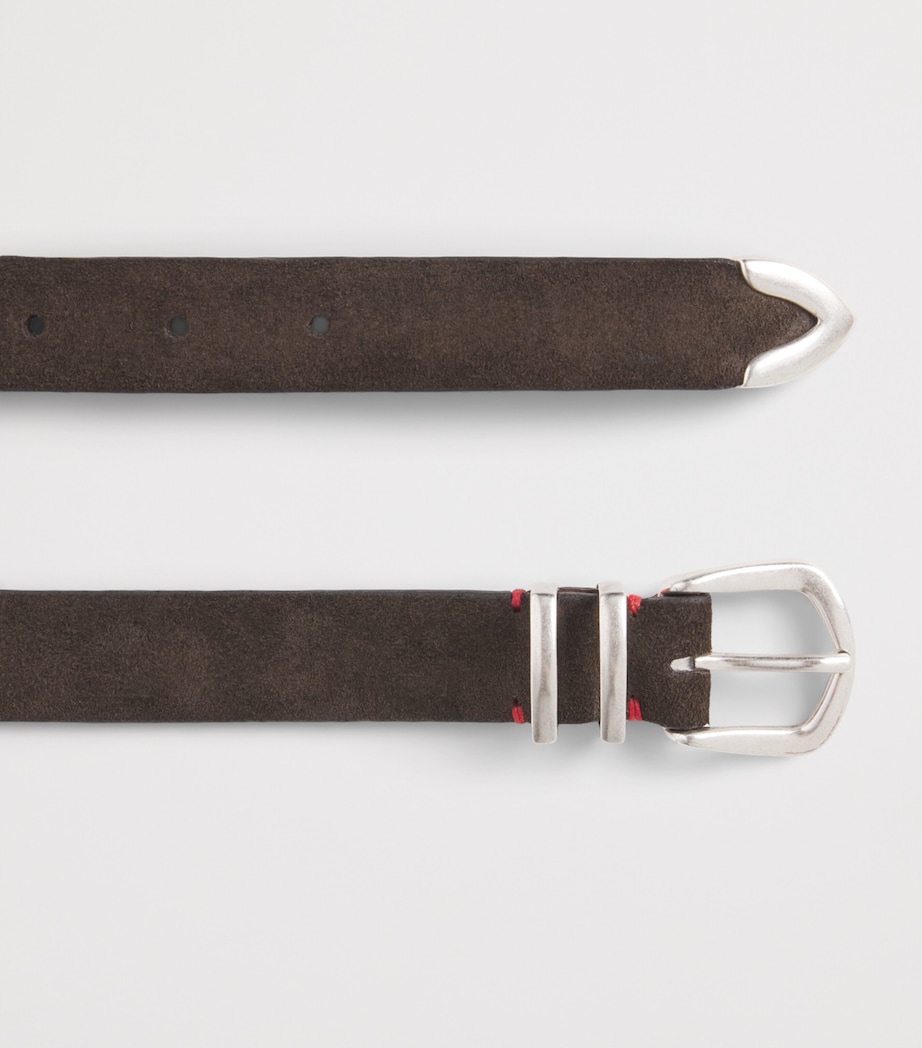Eleventy Suede Belt Moro Image 3