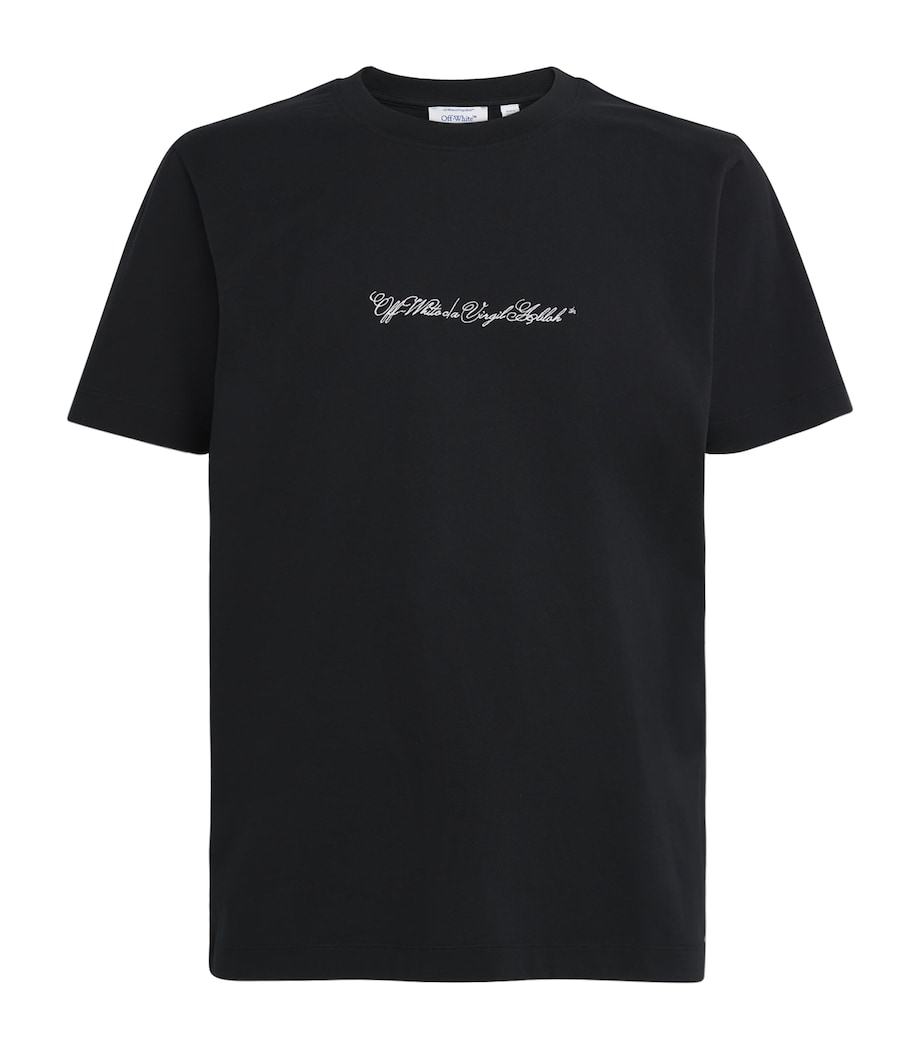 Cotton Logo T-Shirt BLACK Image 1