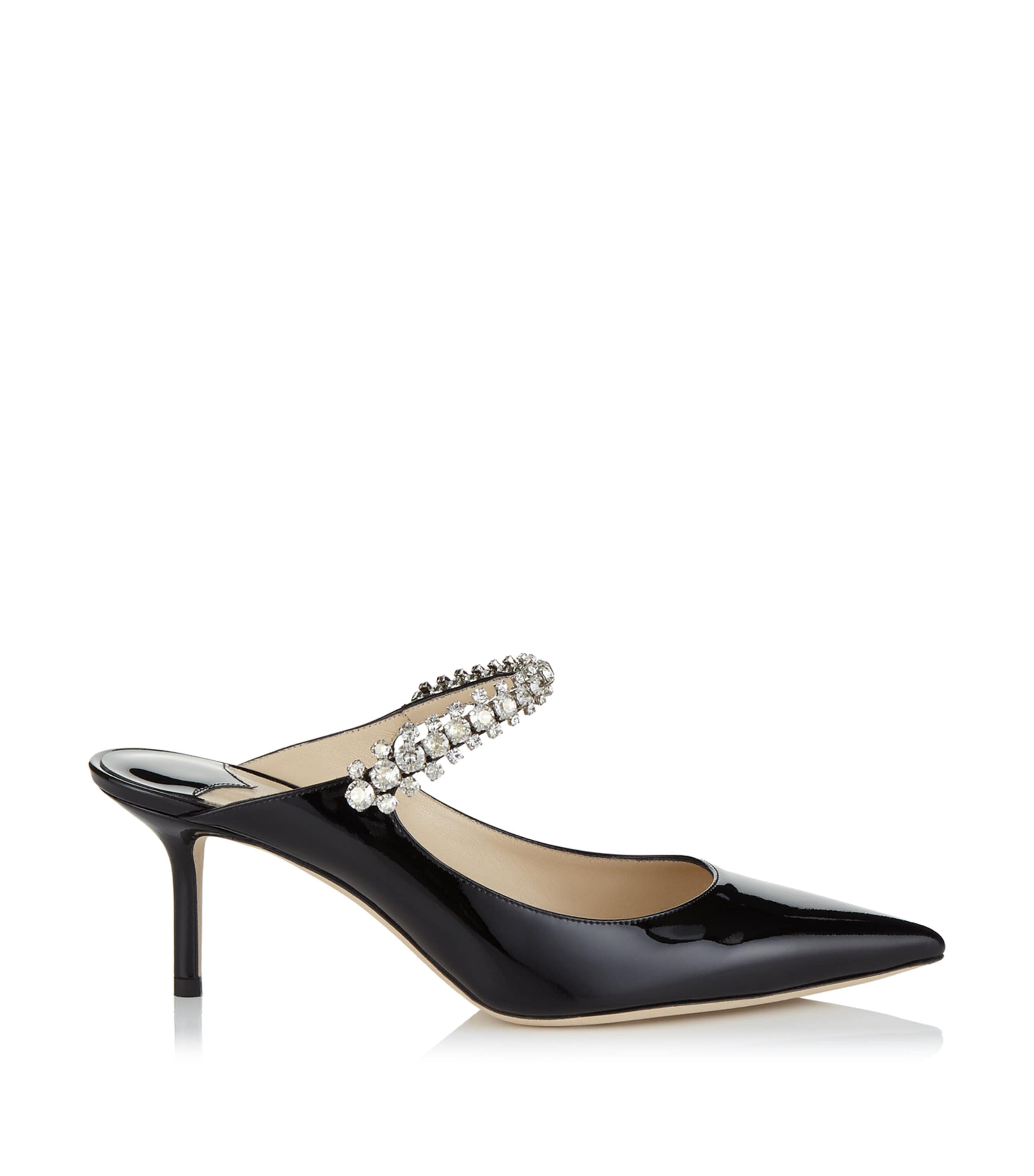 Shop Jimmy Choo Bing 65 Leather Mules In Black