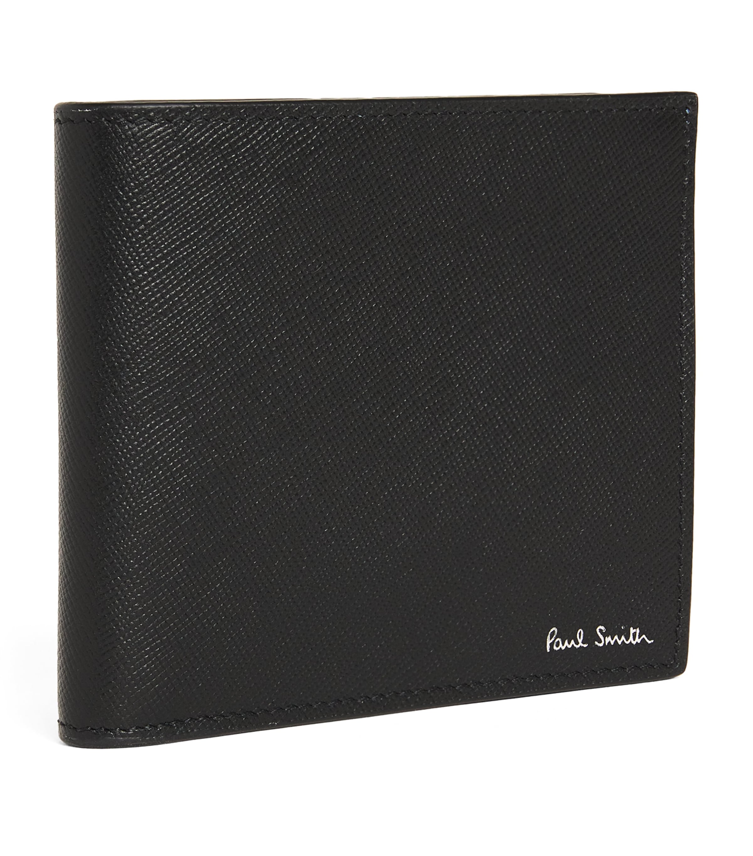 Paul Smith Leather Balloon Bifold Wallet In Black