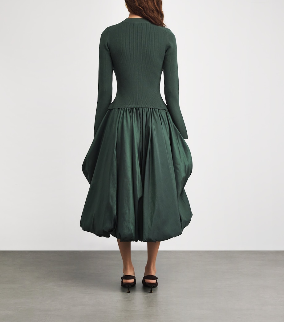 Knitted Kenlie Midi Dress CYPRESS Image 3