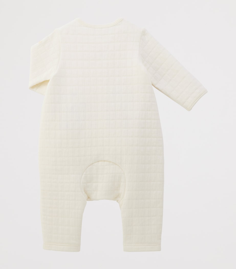 Miki House Cotton-Blend Embroidered Playsuit (6-24 Months) Image 3