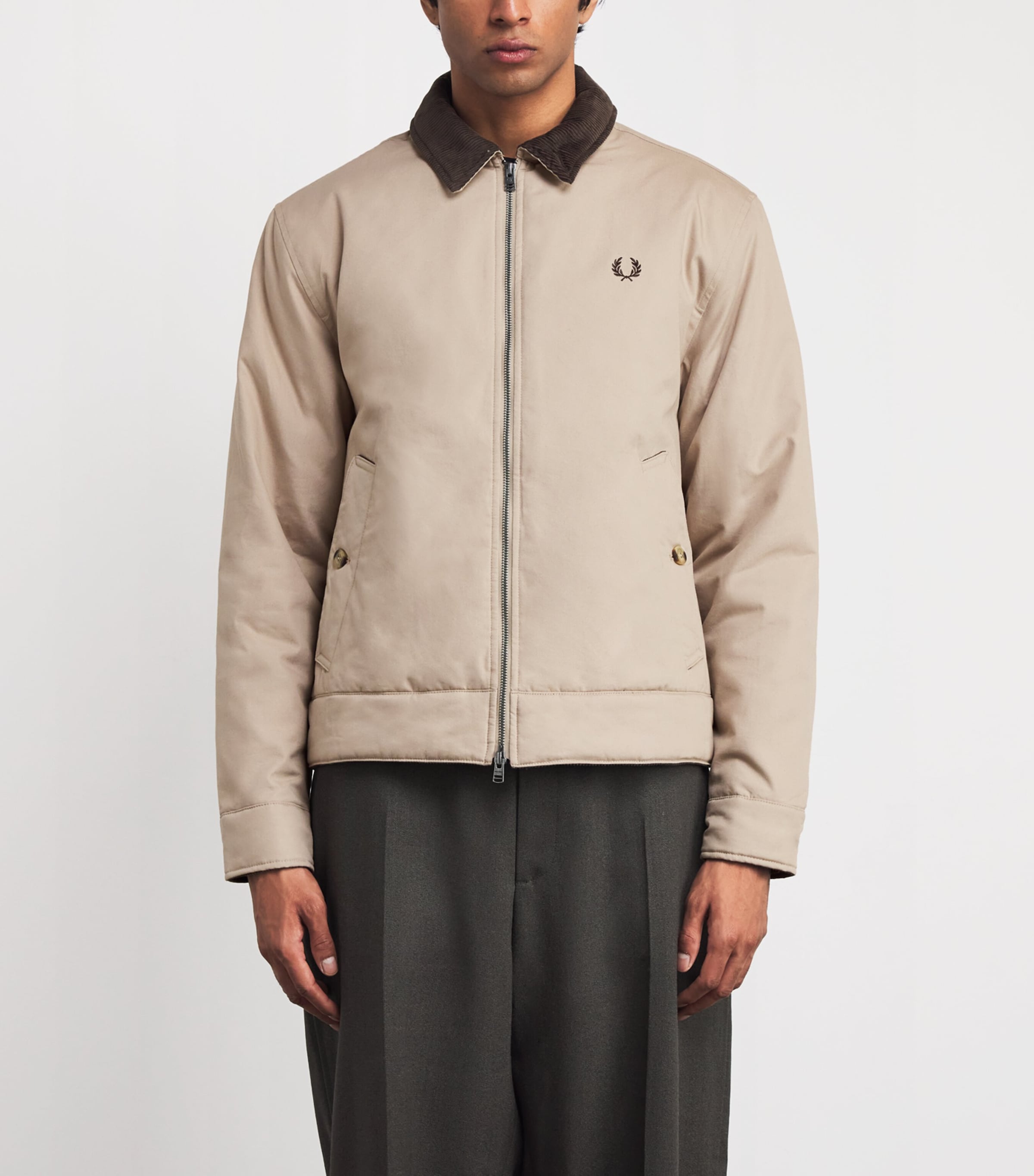 Cotton-Blend Caban Jacket Z19 WARM OAT Image 3