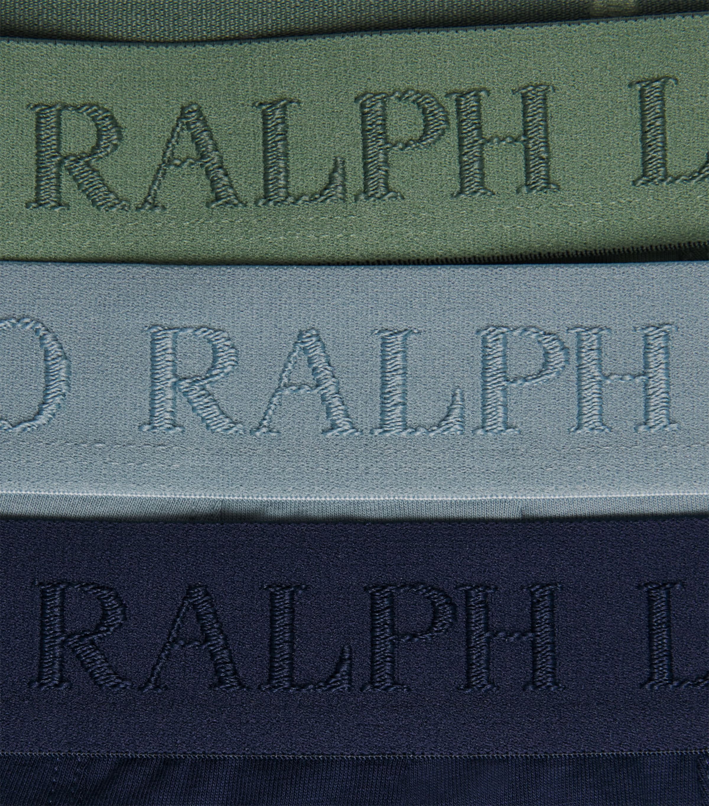 Polo Ralph Lauren Mens Stretch-Cotton Boxer Briefs (Pack of 3) Ftgue/cl Gr Blu/npnv Image 5