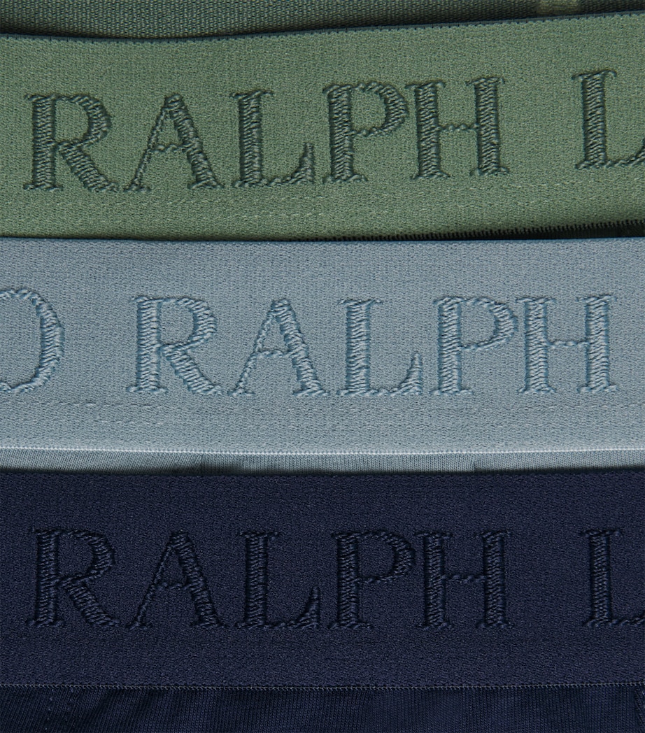 Polo Ralph Lauren Mens Stretch-Cotton Boxer Briefs (Pack of 3) Ftgue/cl Gr Blu/npnv Image 5