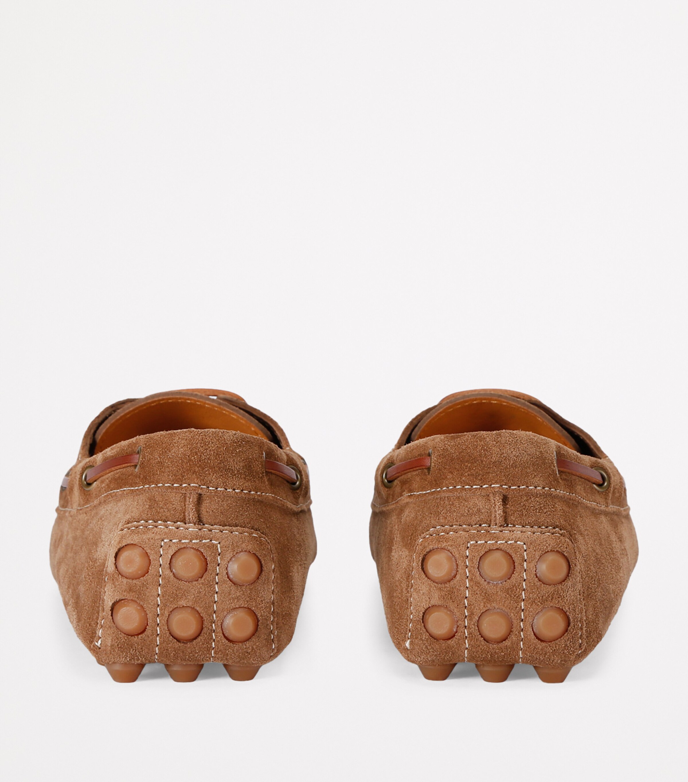Tod's Brown Suede Gommino Driving Shoes | Harrods UK