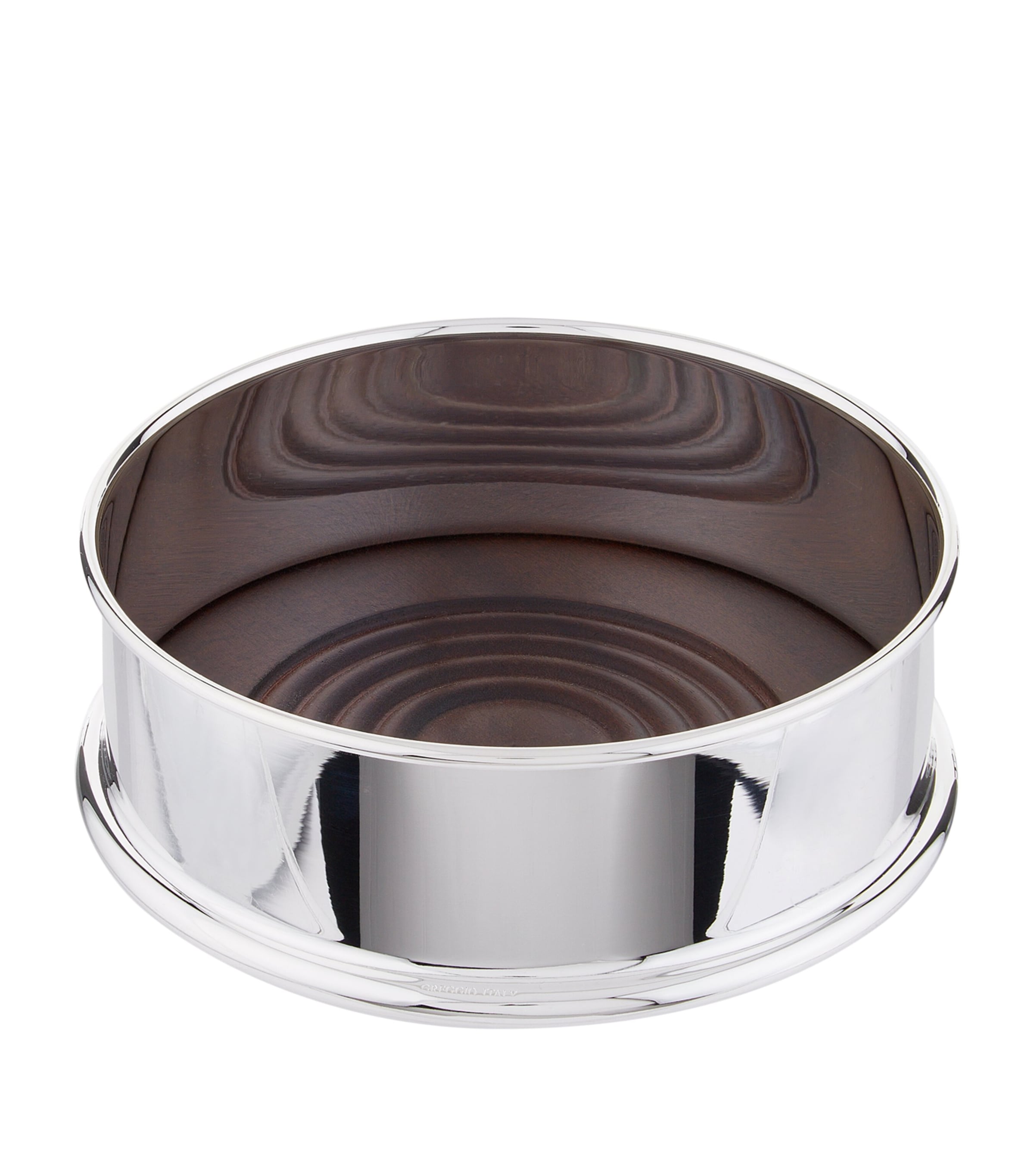 Silver Plated Georgian Bottle Coaster SILVER Image 2