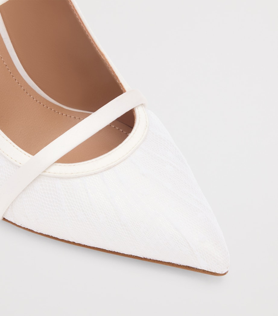 Tulle Maureen Heeled Mules 70 WHITE Image 5