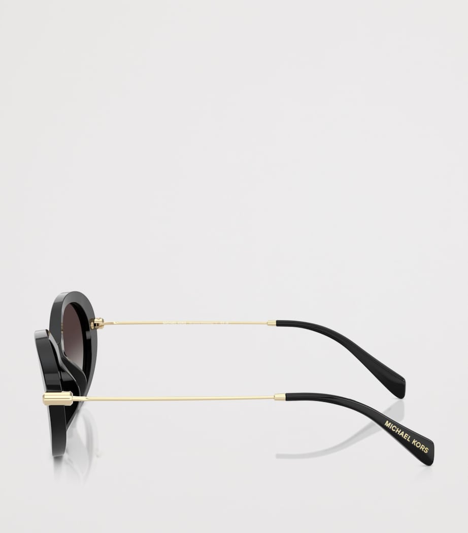 Michael Kors Rockaway Oval Sunglasses Black Image 3