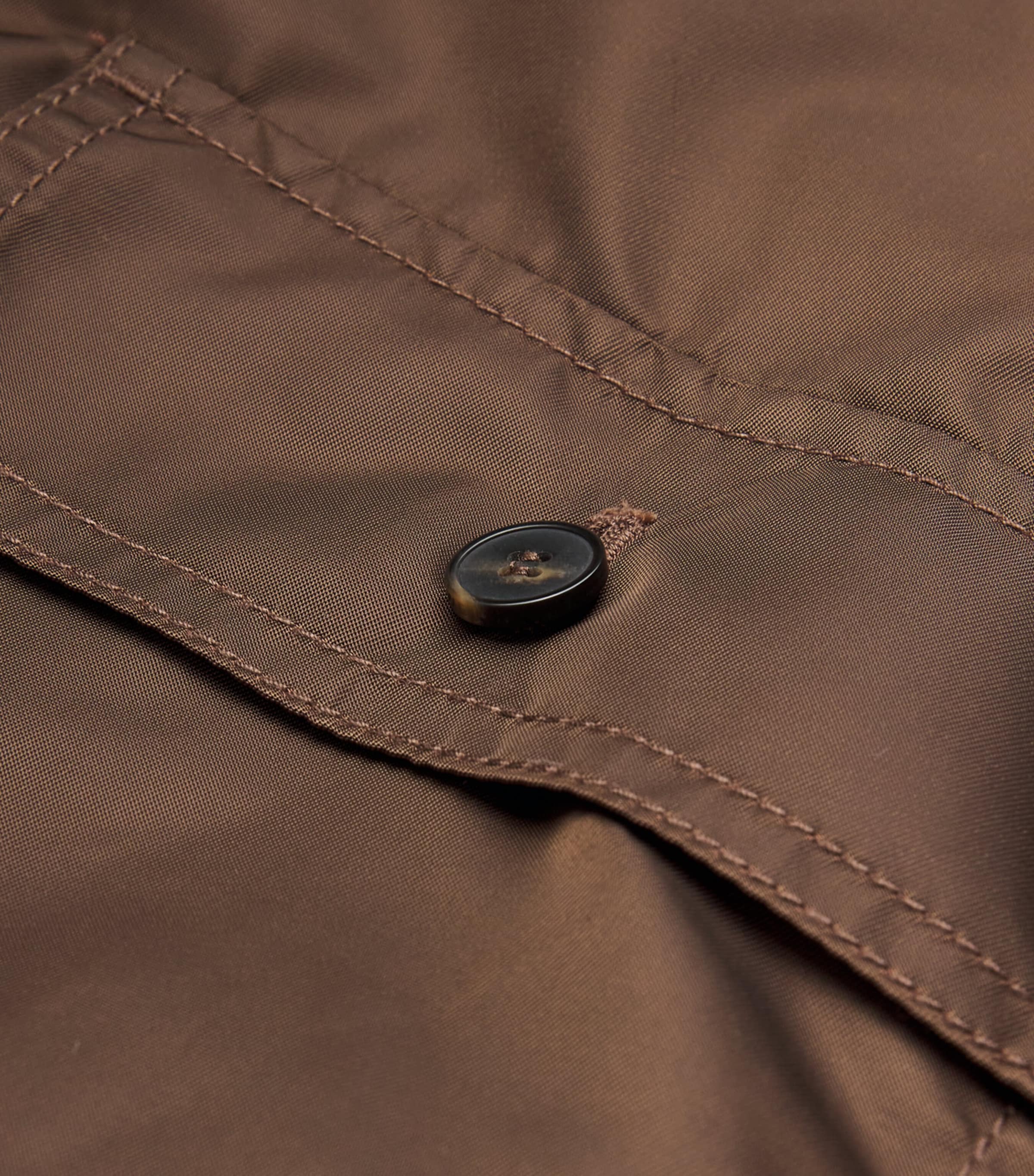 Pocket-Detail Bomber Jacket CHOCOLATE Image 5