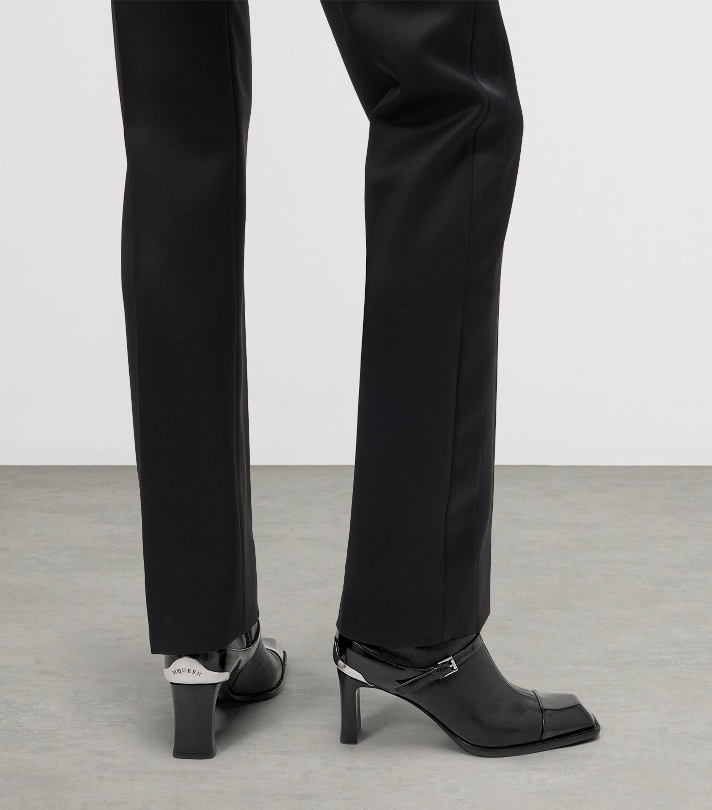 McQueen Leather Niko Ankle Boots 70 Image 2