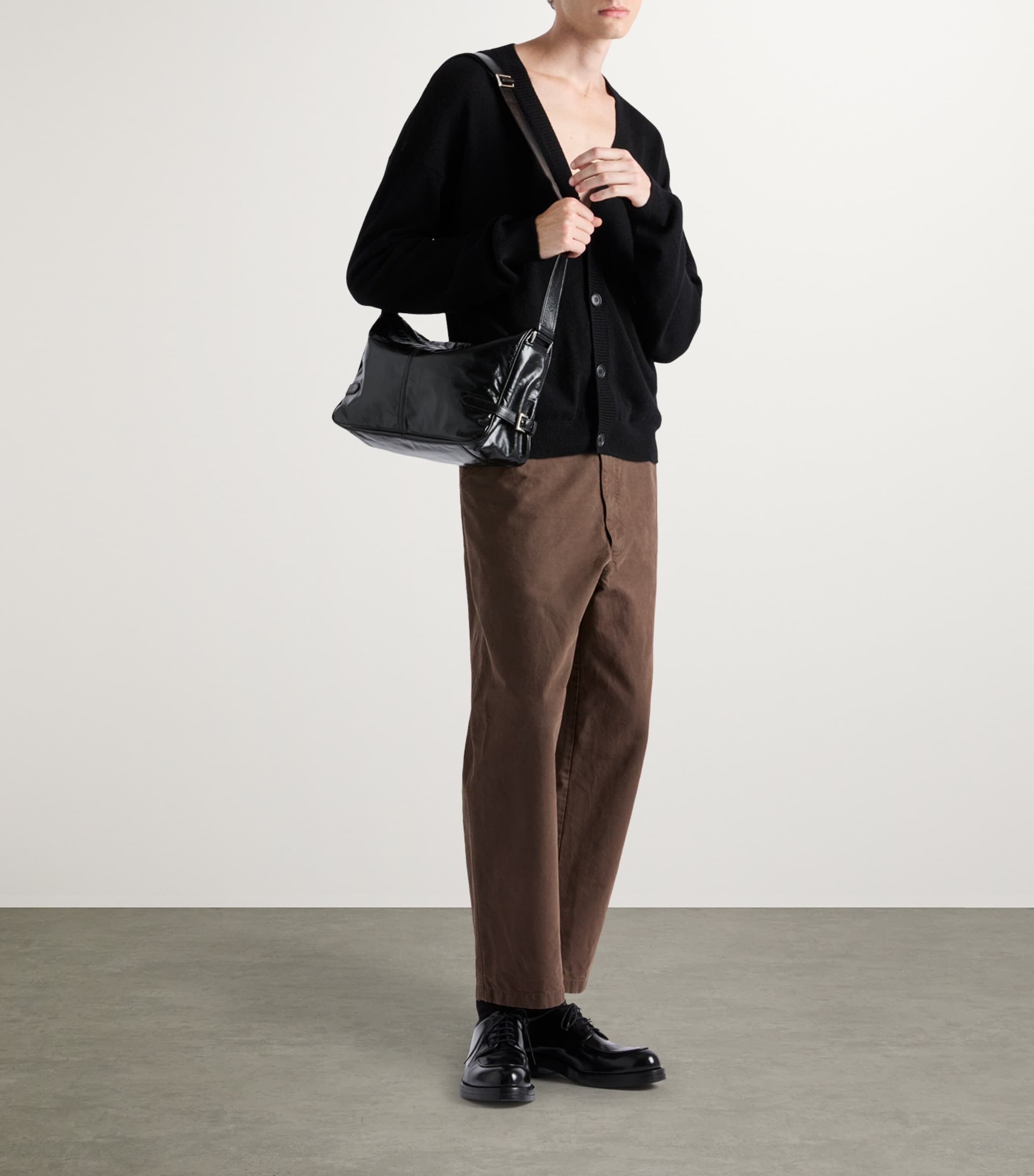 Leather Cross-Body Bag F0002 Image 8