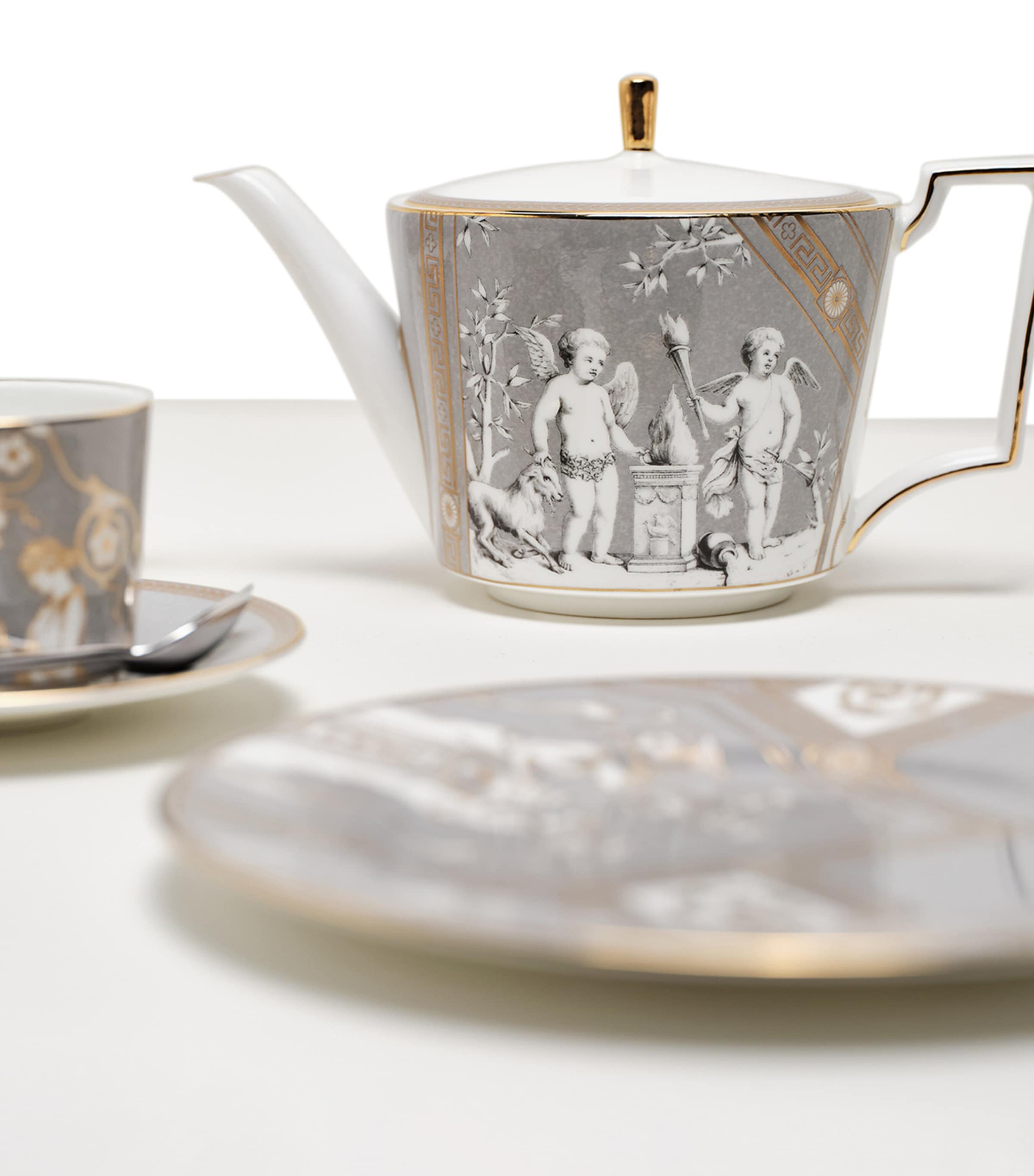 3-Piece Renaissance Tea Set GREY Image 2