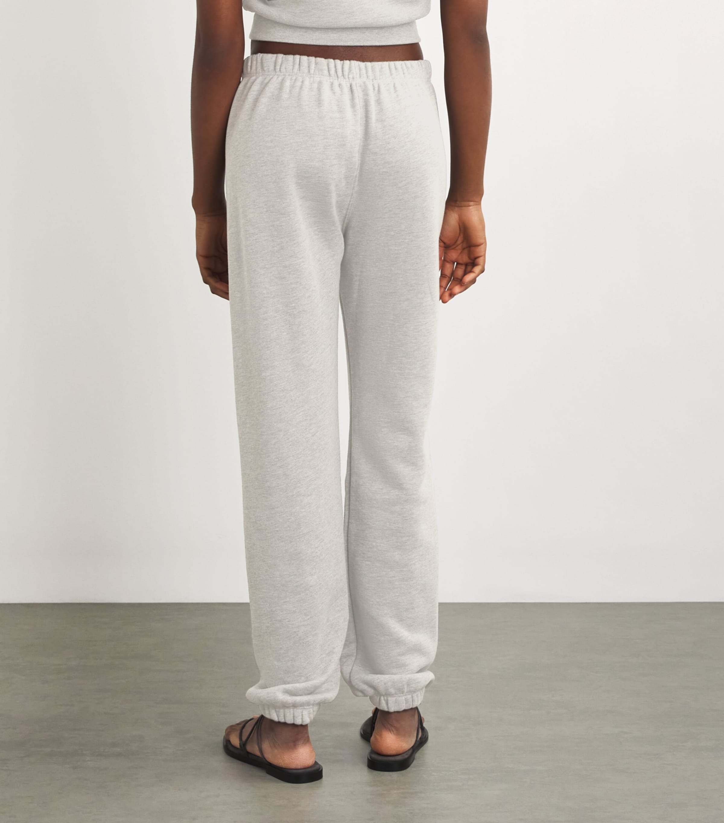 Cotton-Modal Sweatpants HEATHER GREY Image 4