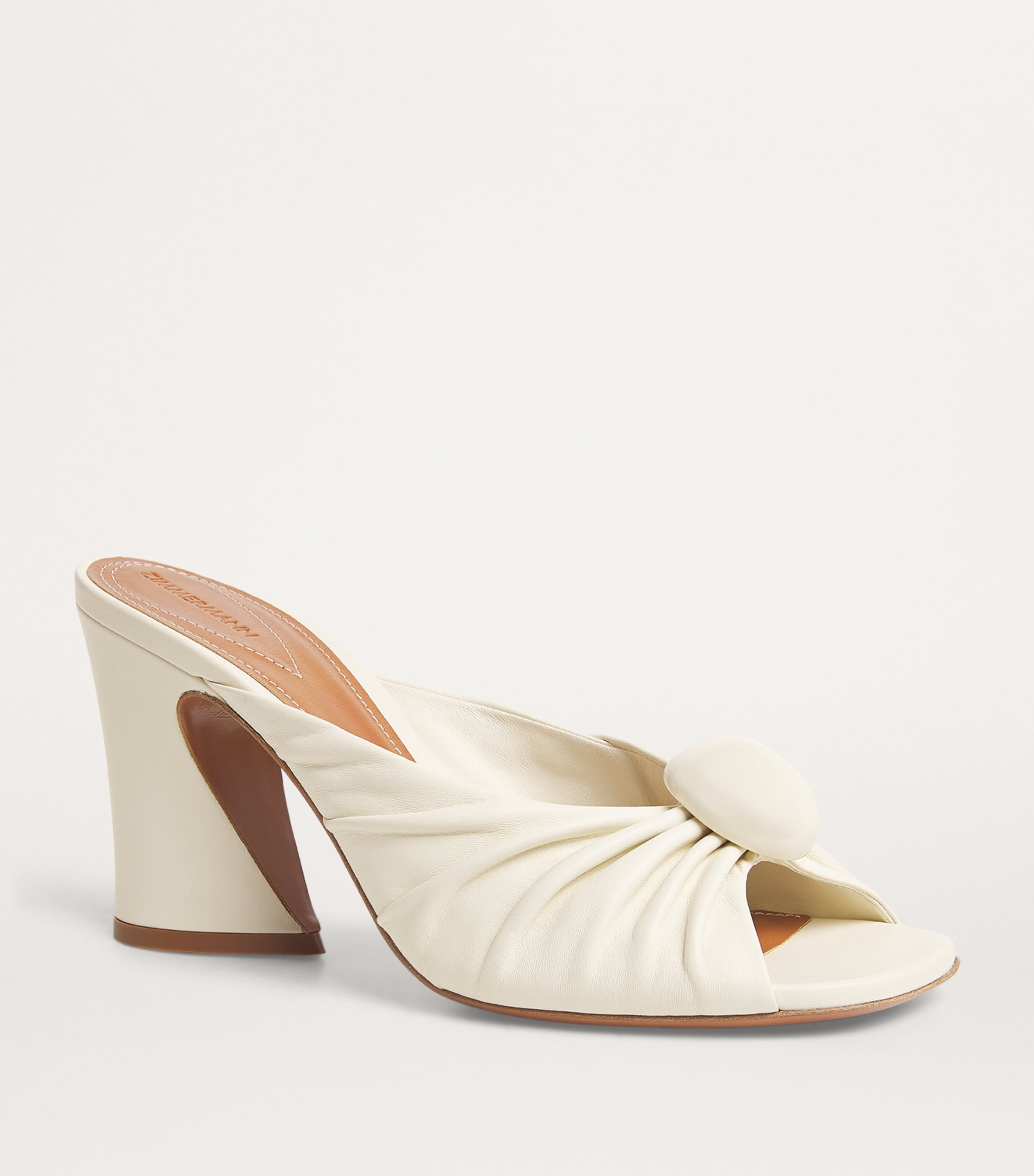 Zimmermann Leather Gleam Mules 85 | Harrods US