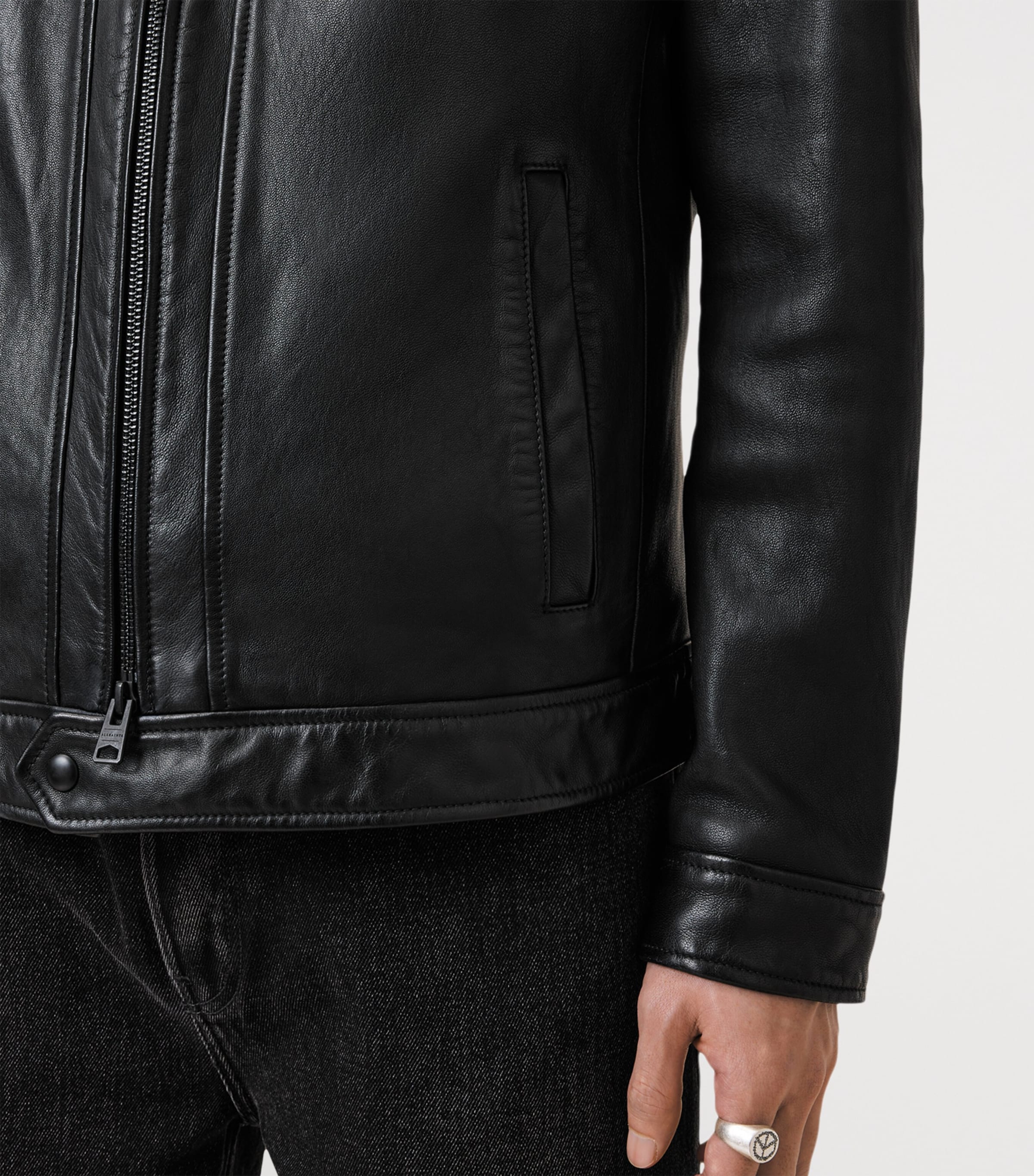Leather Luck Jacket BLACK Image 8