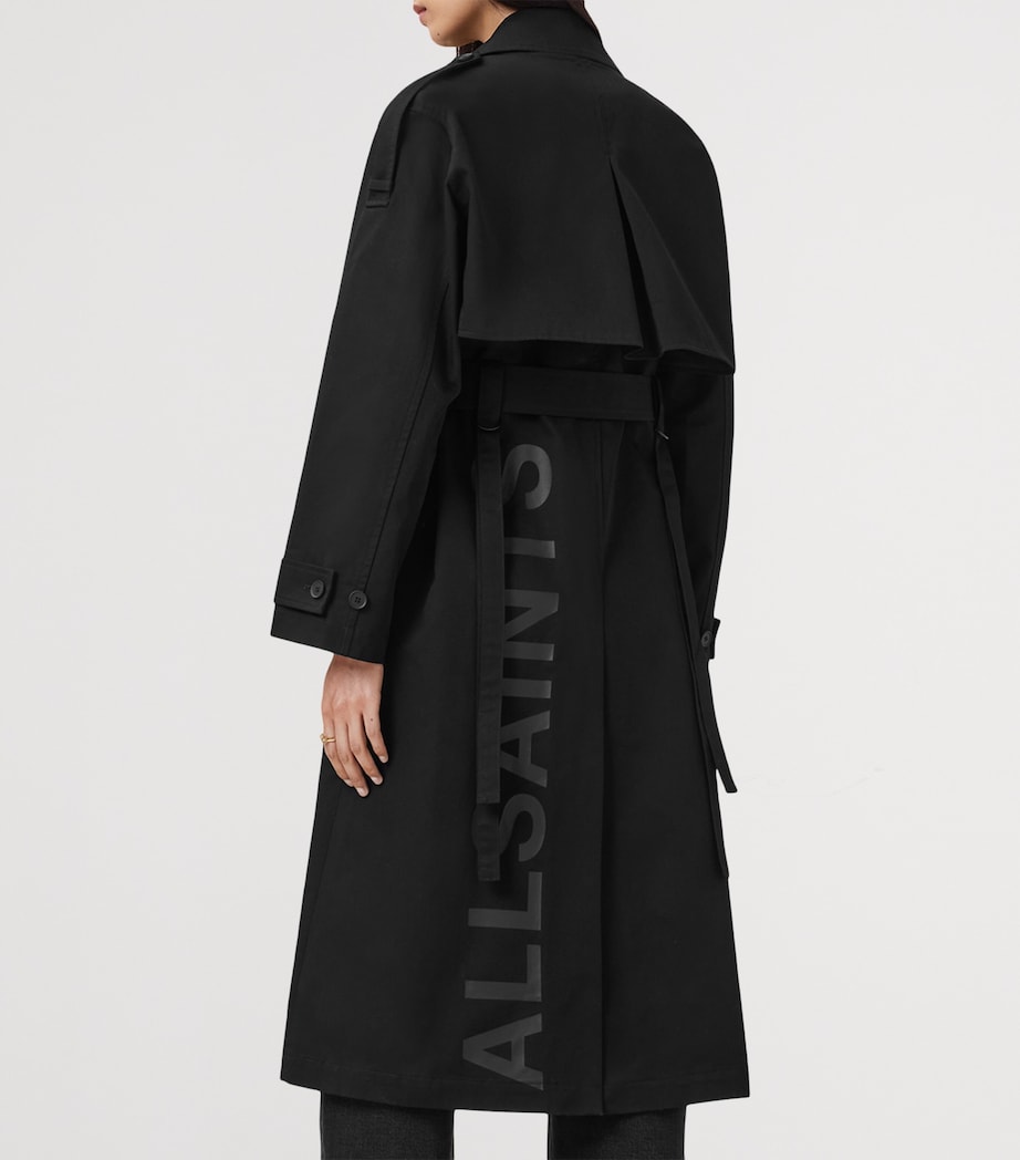 Cadence Hybrid Trench Coat BLACK Image 4