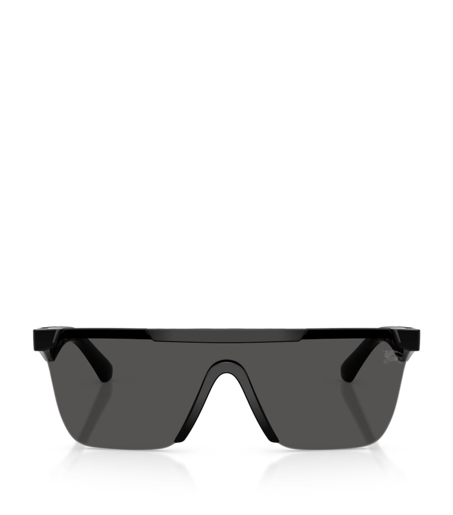 Burberry Injected BE4480D Rectangle Sunglasses Black Image 1