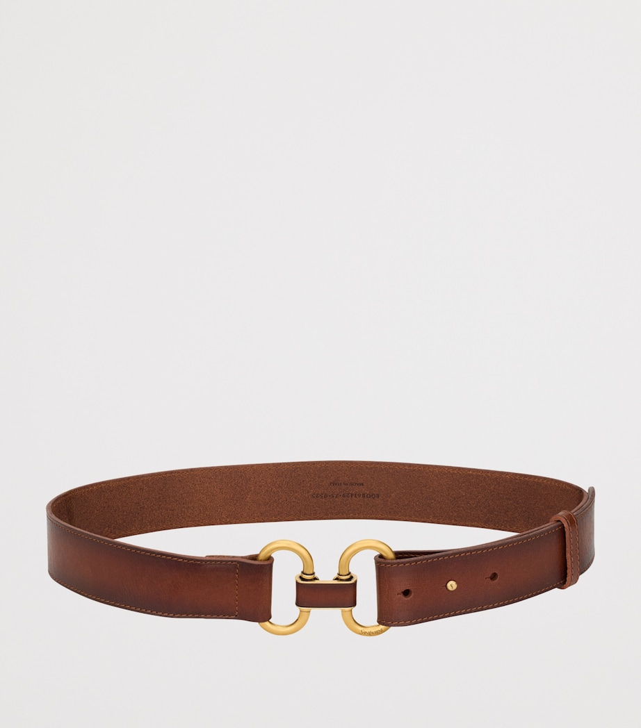Leather Double Ring Belt 2955 Image 2