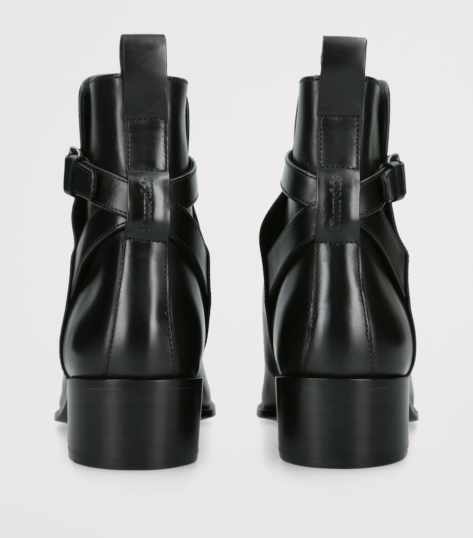 Leather Paloma Boots 35 BLACK Image 2