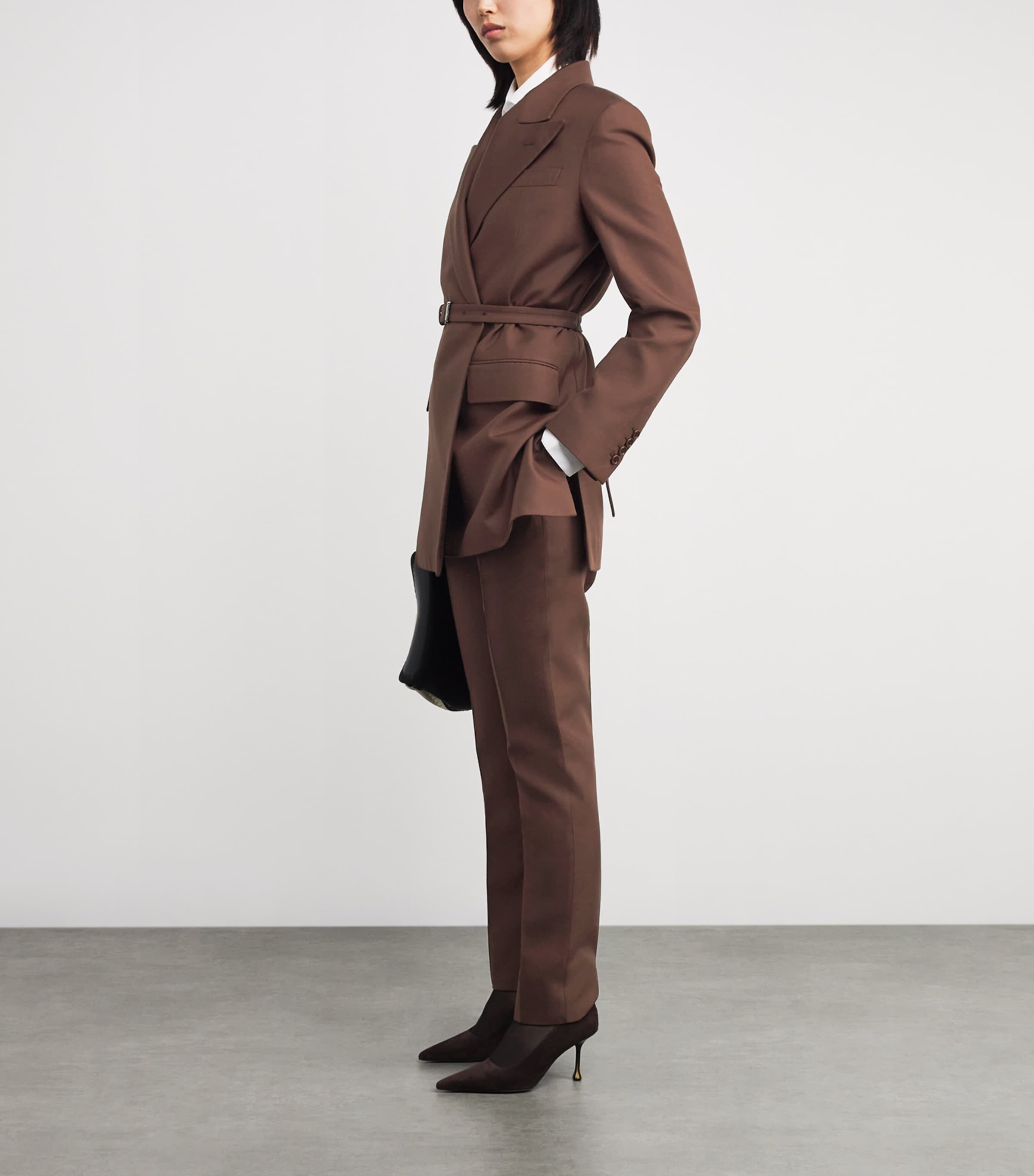 Silk Belted Prisca Blazer 2200 Image 2