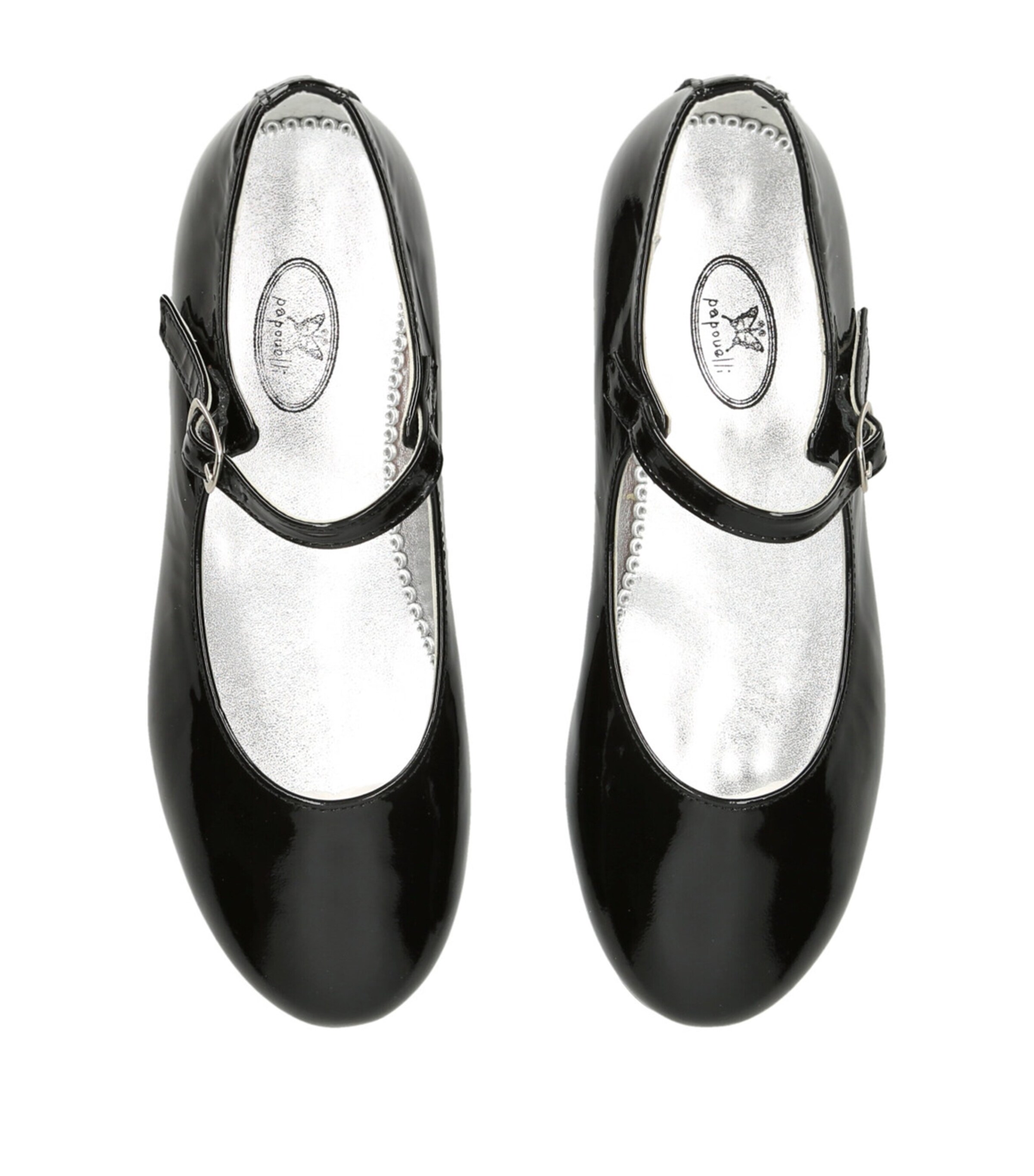 papouelli Patent Leather Siena Mary Janes Black Image 4
