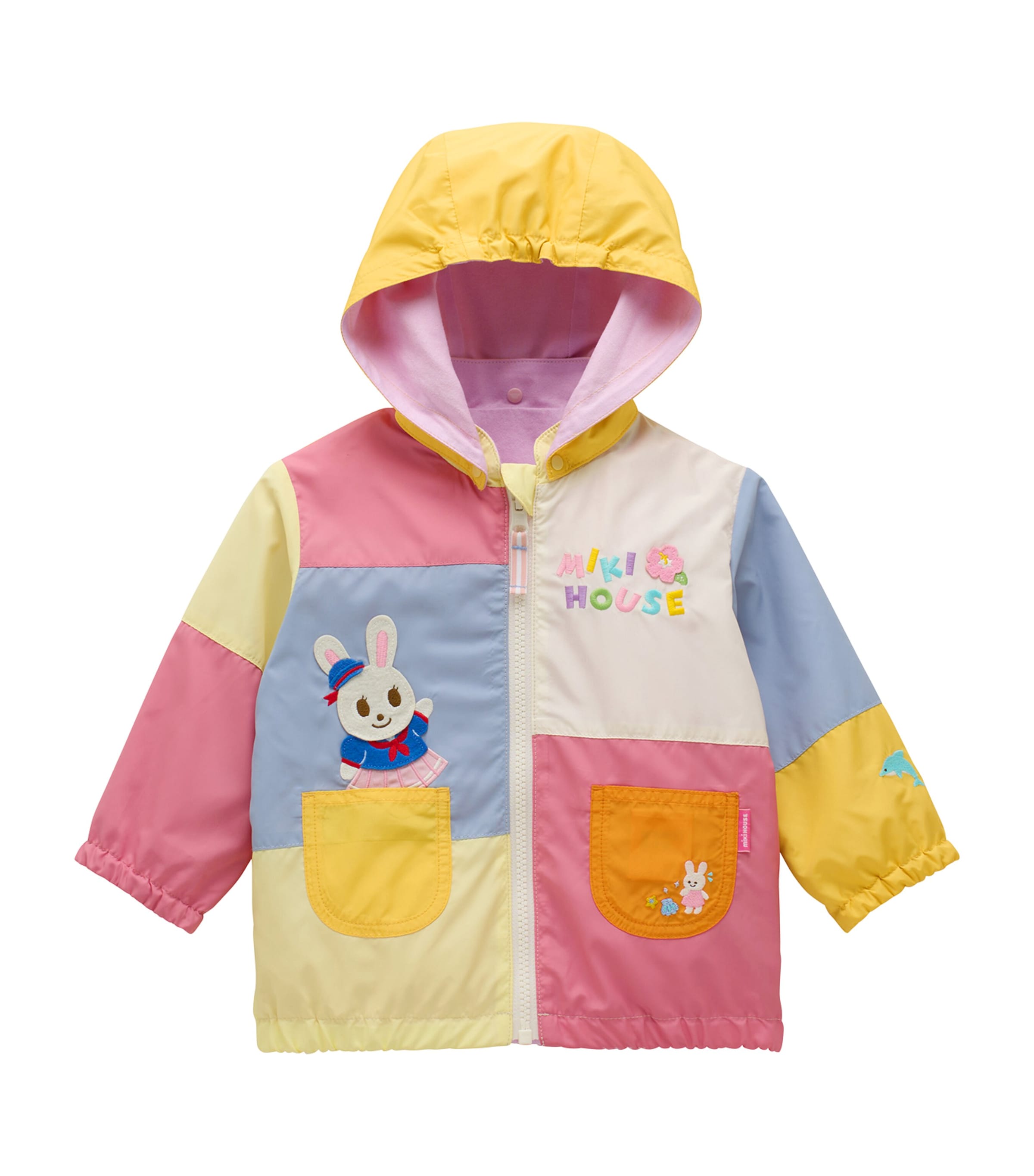 Miki House Reversible Usako Logo Windbreaker Coat (2-7 Years) Image 1