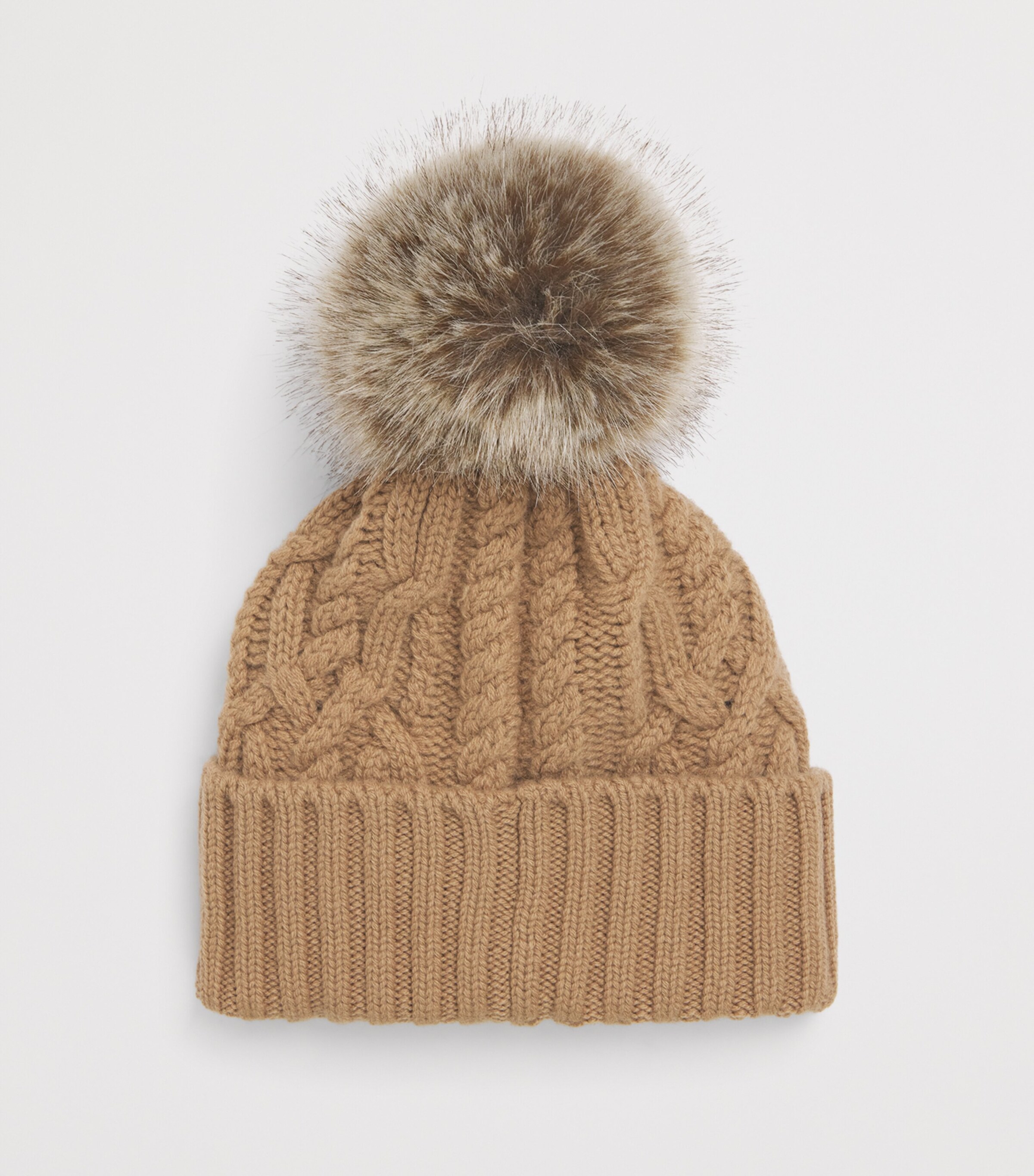 Moncler Virgin Wool-Cashmere Pom-Pom Beanie Image 2