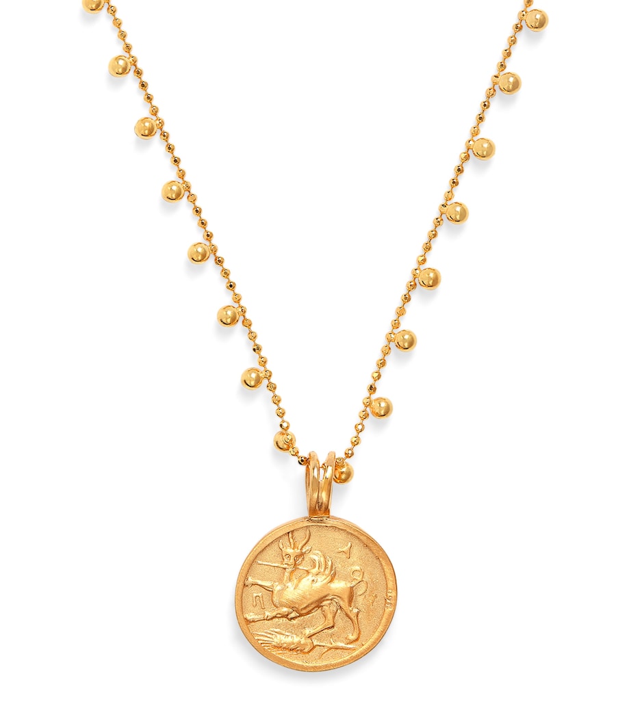 Gold-Plated Satyrus Kuduni Necklace GOLD Image 1