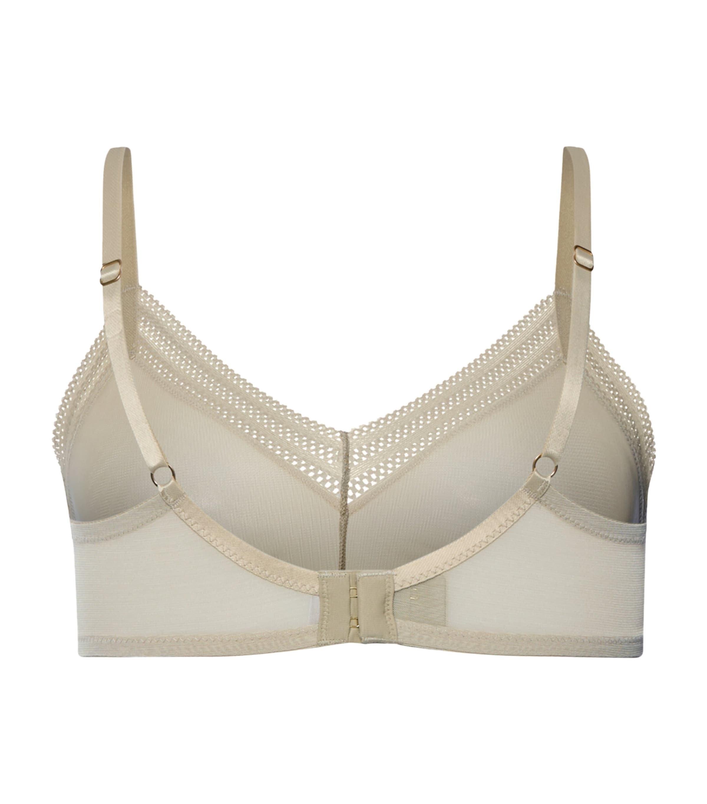 Hanro Womens Orea Soft Cup Bra Olive Stem Image 5
