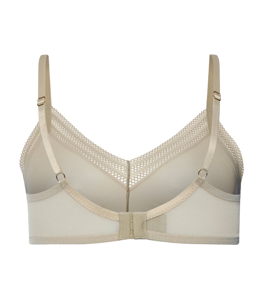 Hanro Womens Orea Soft Cup Bra Olive Stem Image 5