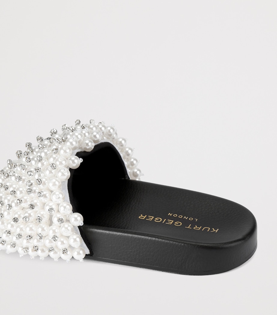 Embellished Meena Eagle Slides CREAM COMB Image 2