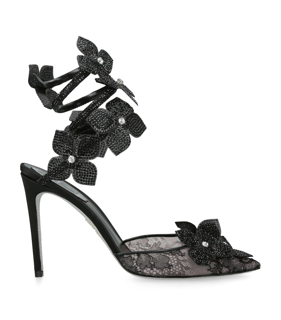 Embellished Floriane Pumps 105 BLACK Image 1