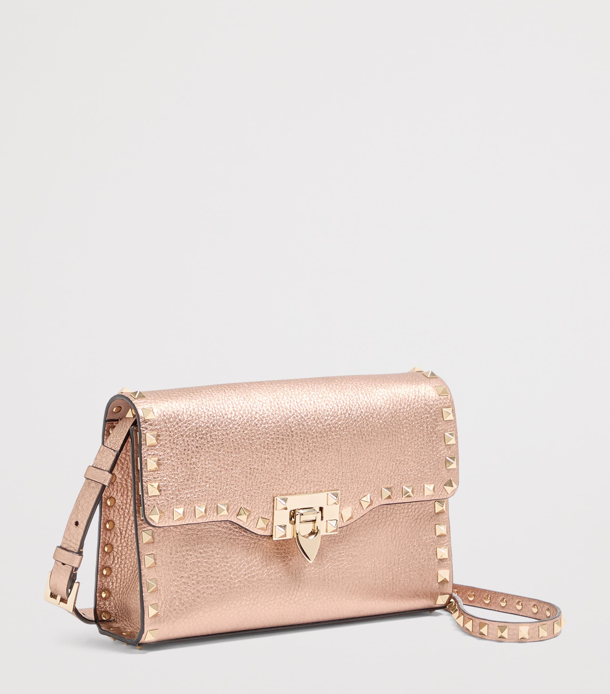 Small Leather Rockstud Shoulder Bag GF9 Image 2