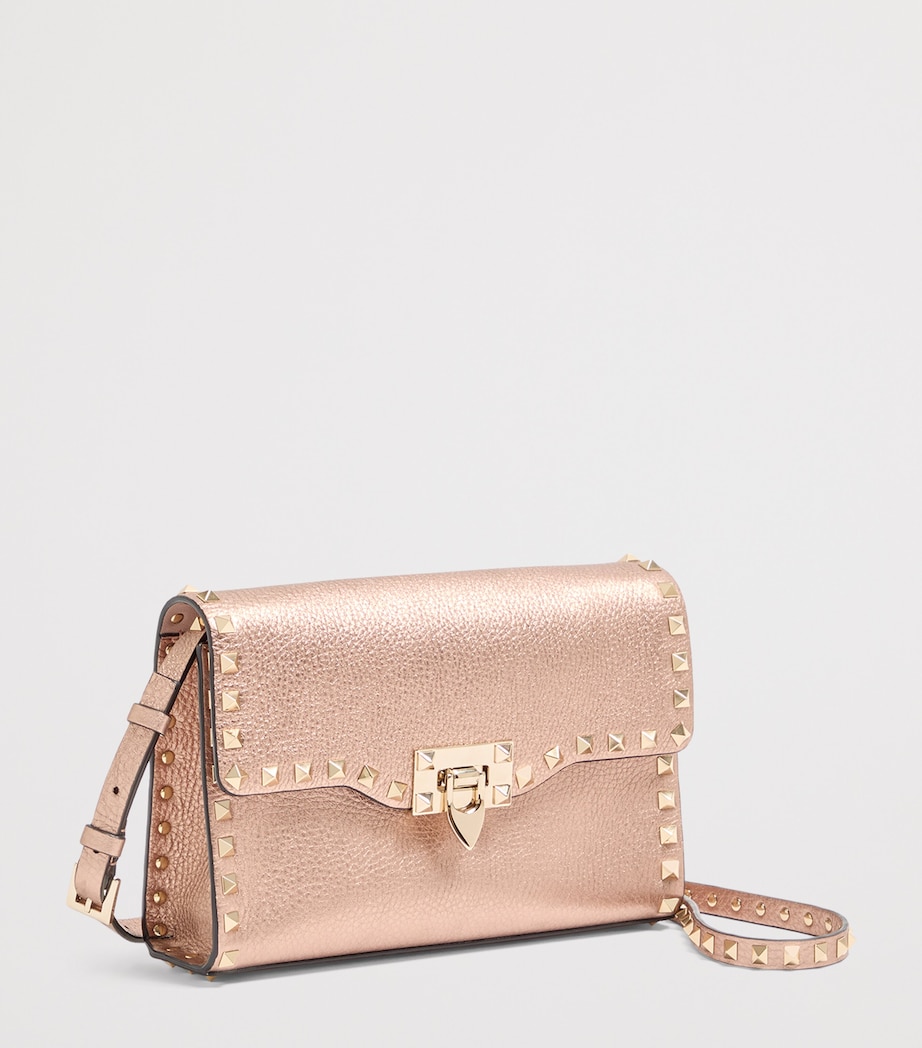 Small Leather Rockstud Shoulder Bag GF9 Image 2