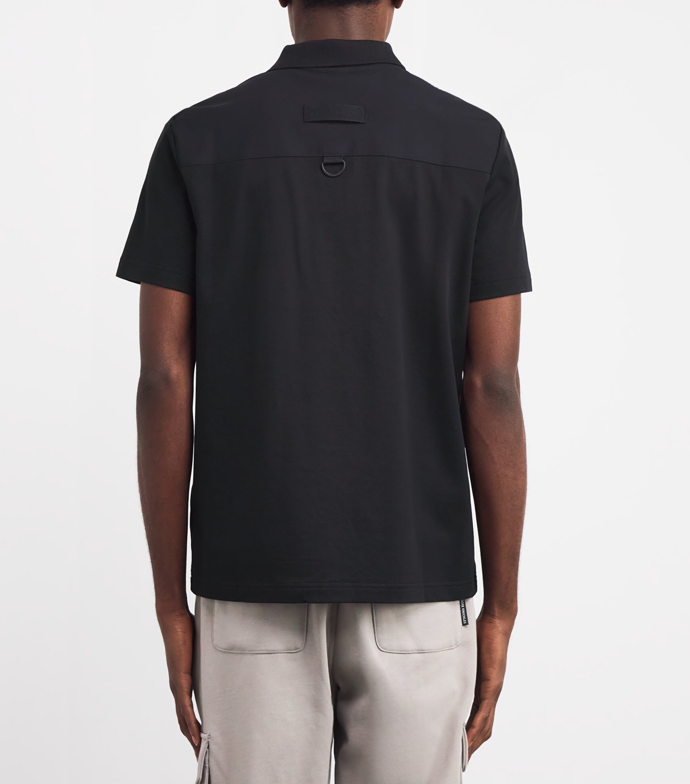 Cotton Dalon Chest Pocket Polo Shirt BLACK - 292 Image 4