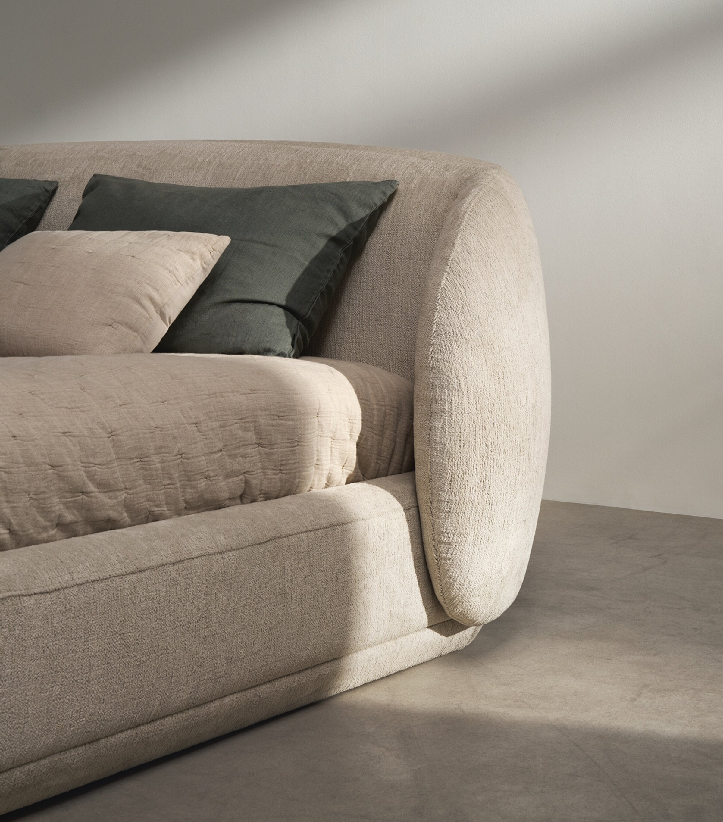 BoConcept Super King Bolzano Bed Beige Image 5