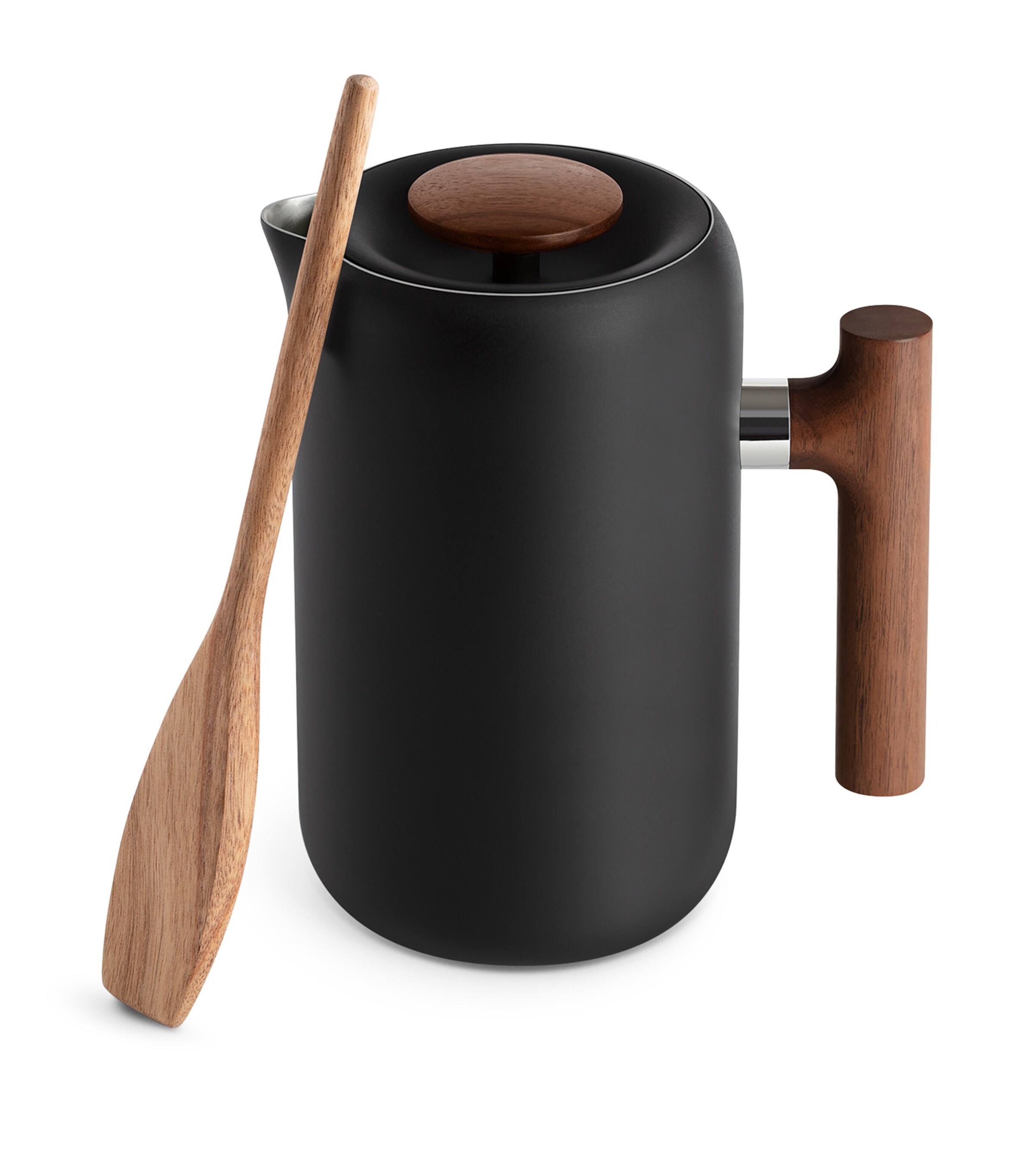 Stainless Steel Clara Cafetiere BLACK / WOOD Image 9