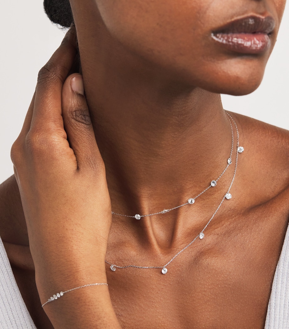 Persée White Gold and Diamond 7-Stone Danaé Necklace White Gold Image 4