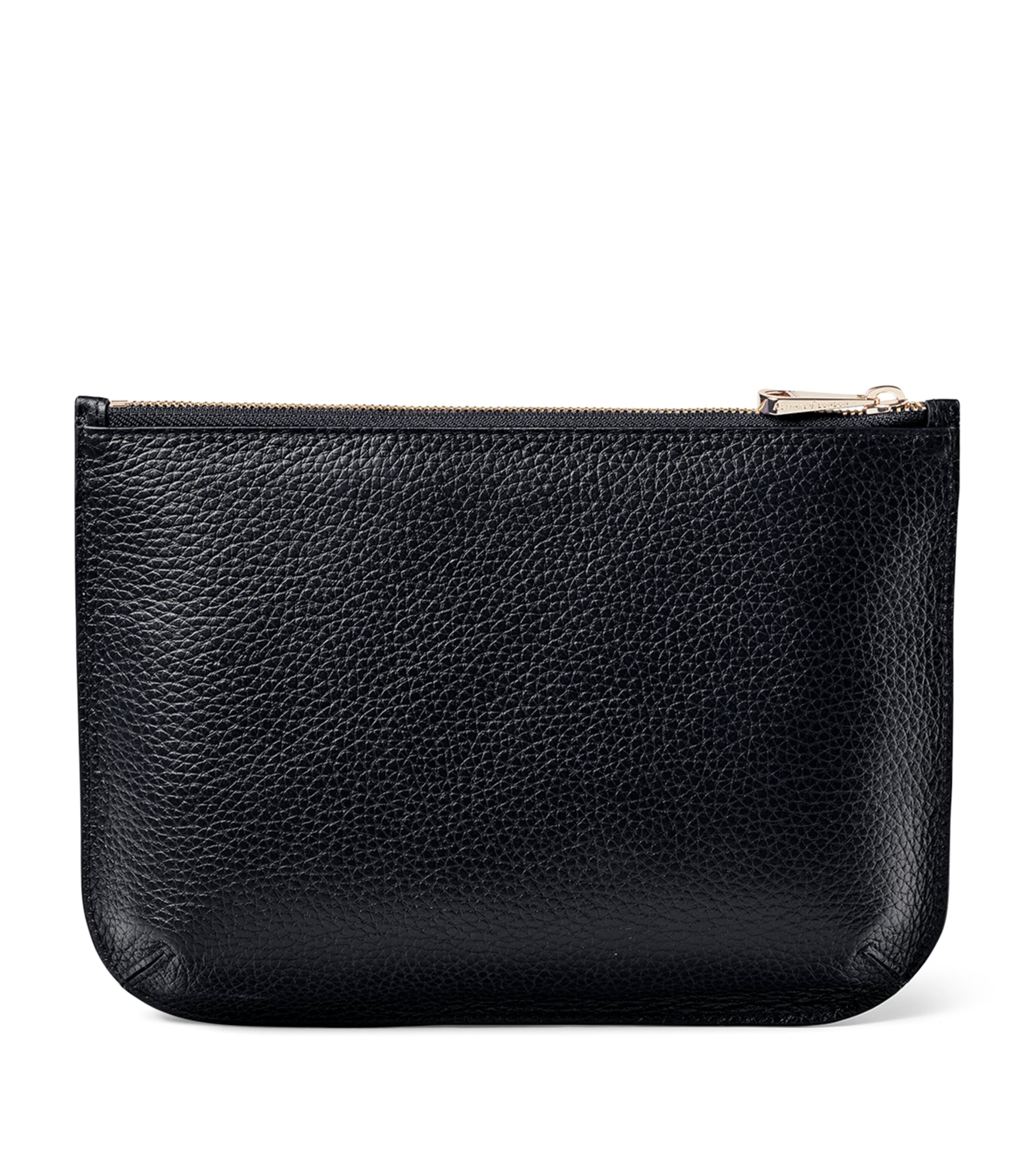 Large Leather Ella Pouch BLACK Image 3
