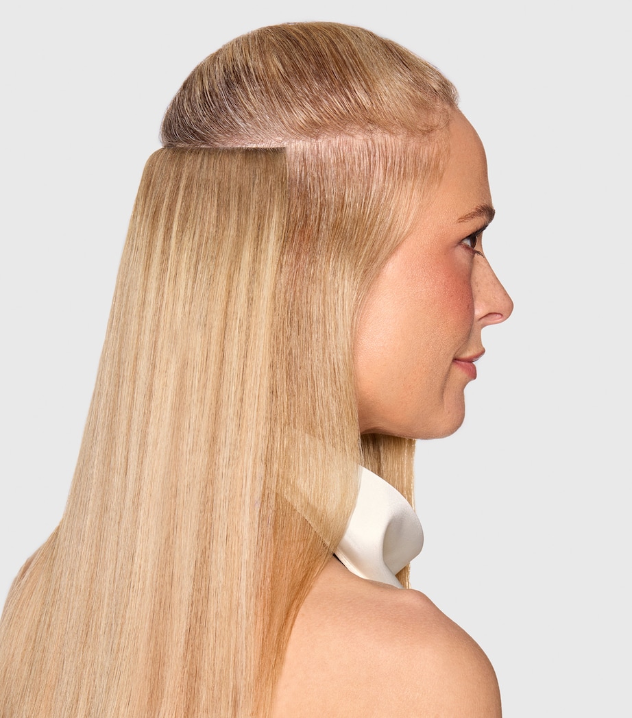 Beauty Works x Huda BARELY THERE Mix & Match Volumiser Clip-In Hair Extensions (18") ICED BLONDE Image 5