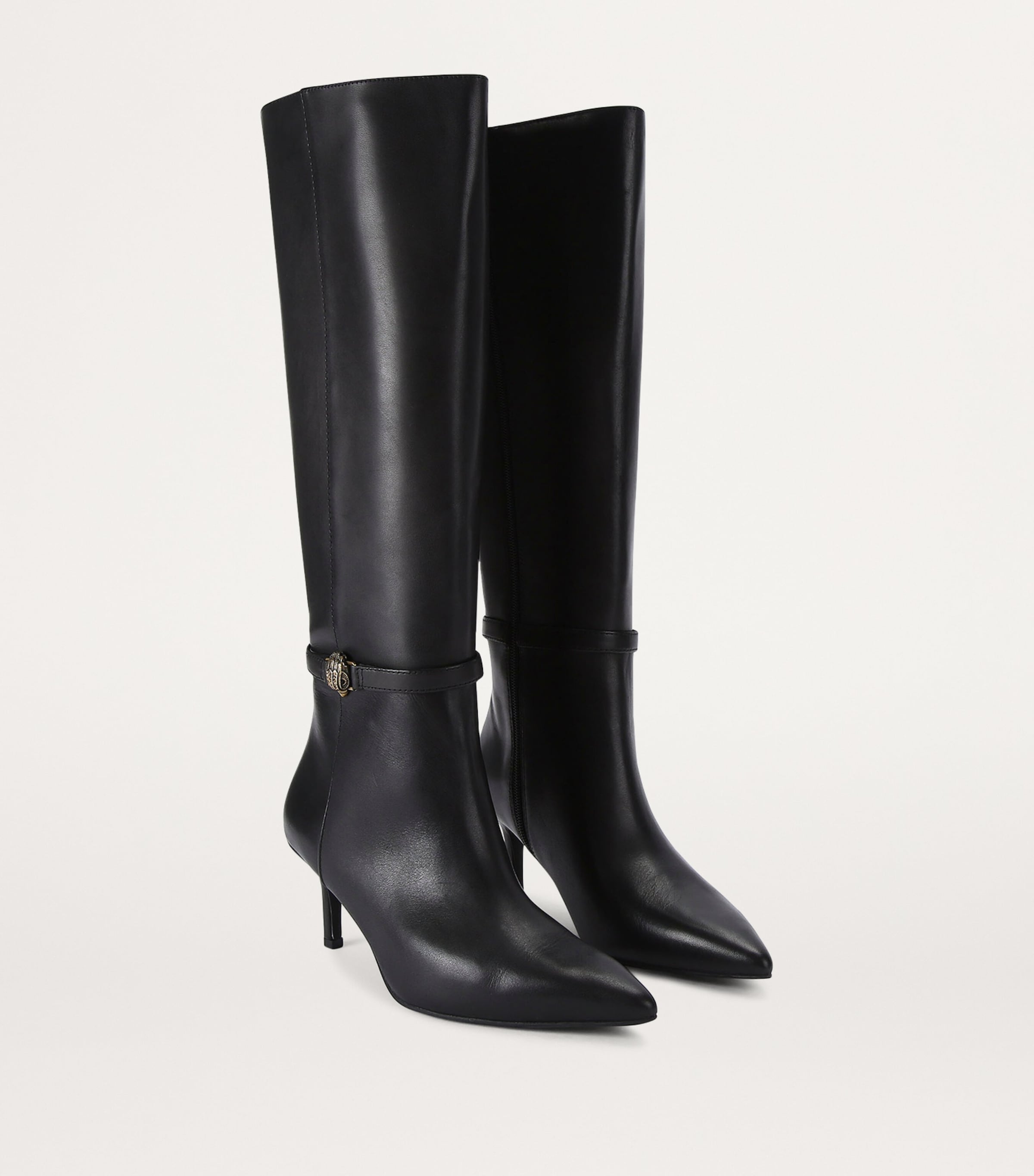Kurt Geiger London Kensington Flexi Knee-High Boots Black Image 3