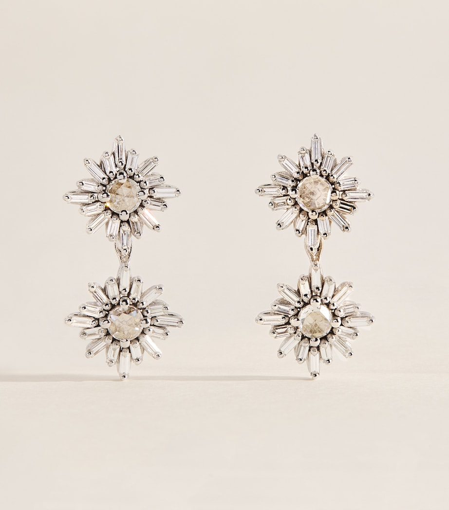 Suzanne Kalan White Gold and Diamond Doublet Earrings Wg/wd Image 1