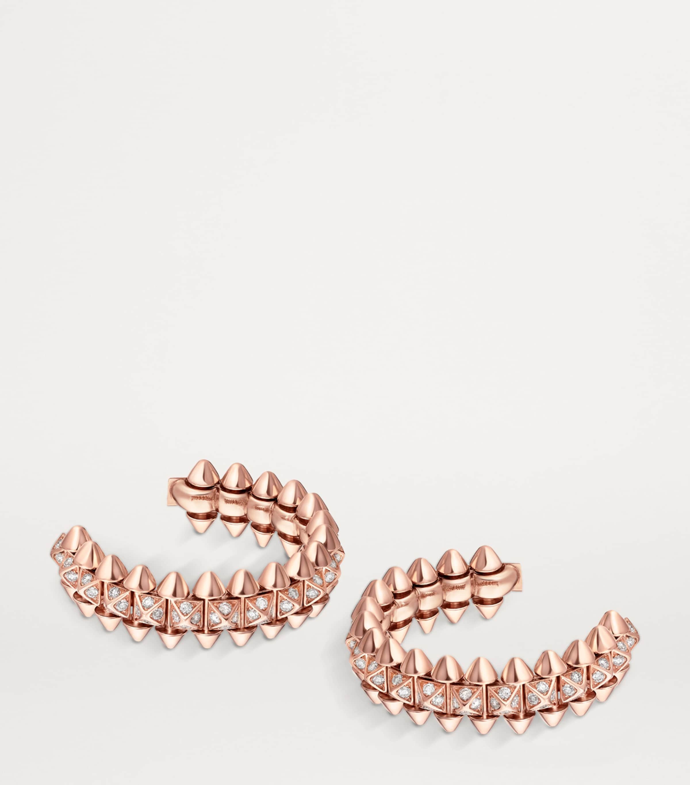 Cartier Rose Gold and Diamond Clash de Cartier Earrings Rose Gold Image 3