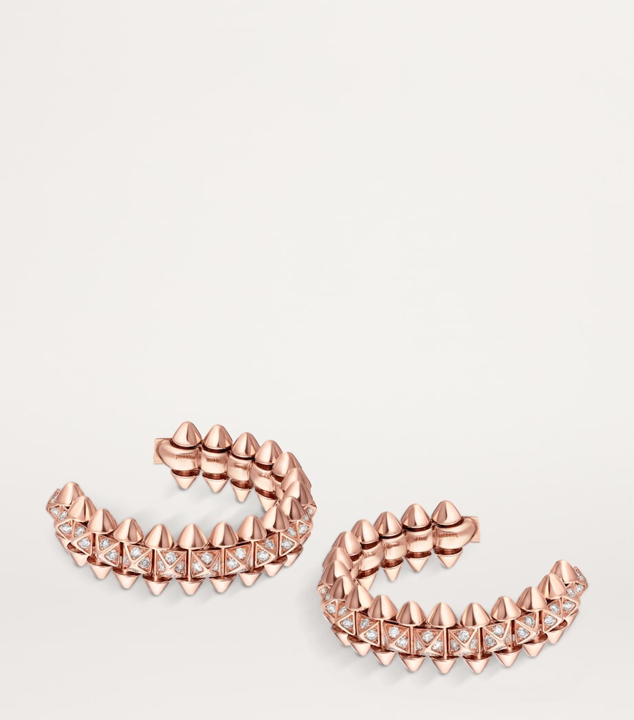 Cartier Rose Gold and Diamond Clash de Cartier Earrings Rose Gold Image 3