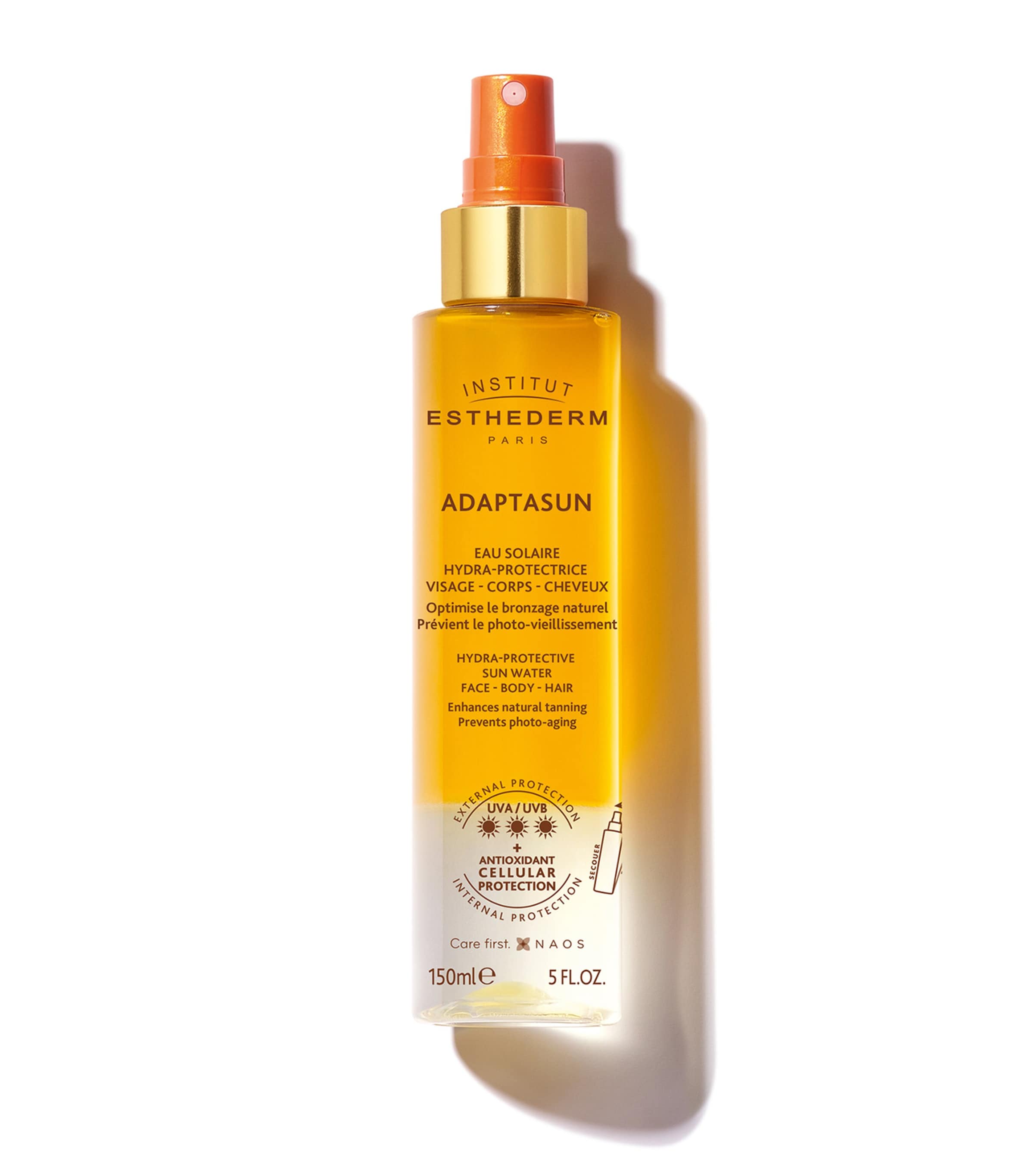 Institut Esthederm Adaptasun Uva/uvb Hydra-protective Sun Water - Strong Sun In White