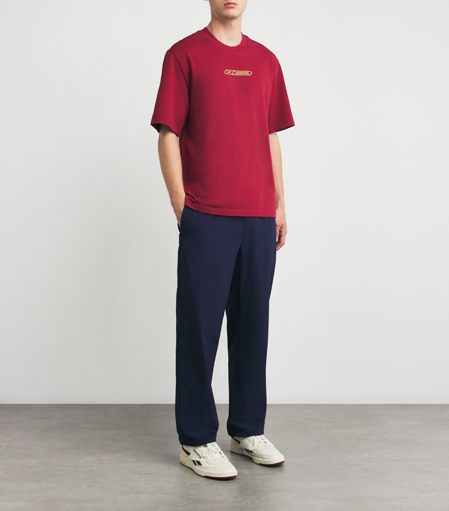 x Reebok Cotton Logo T-Shirt BURGUNDY Image 2