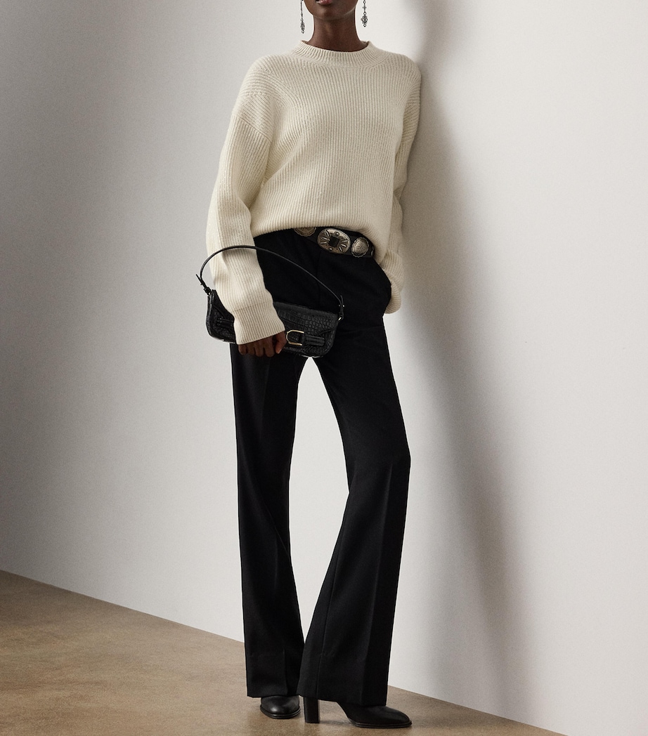 Cashmere Sweater CREAM Image 4